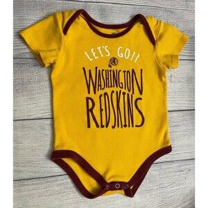 NFL Washington Redskins Baby Onesie Bodysuit Clothes Outfit, Size 18 months